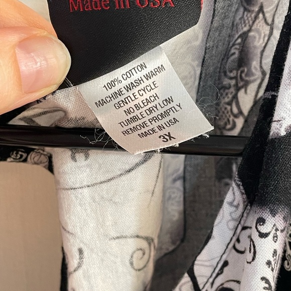 Folter Y2K Goth Cat Print Dress | Alt Girl • Witchy Core • Plus Size 3X - Picture 6 of 6